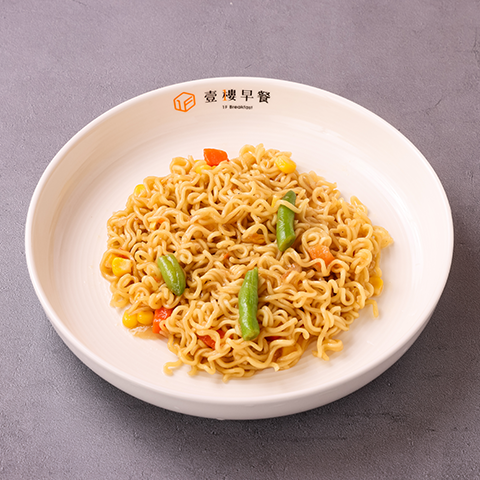 秘醬雞腿排炒泡麵